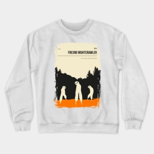 Fresno Nightcrawler Cryptid Book Cover Poster Crewneck Sweatshirt